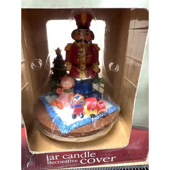 Holiday Time Nutcracker Jar Candle Decorative Cover - Picture 5 of 7